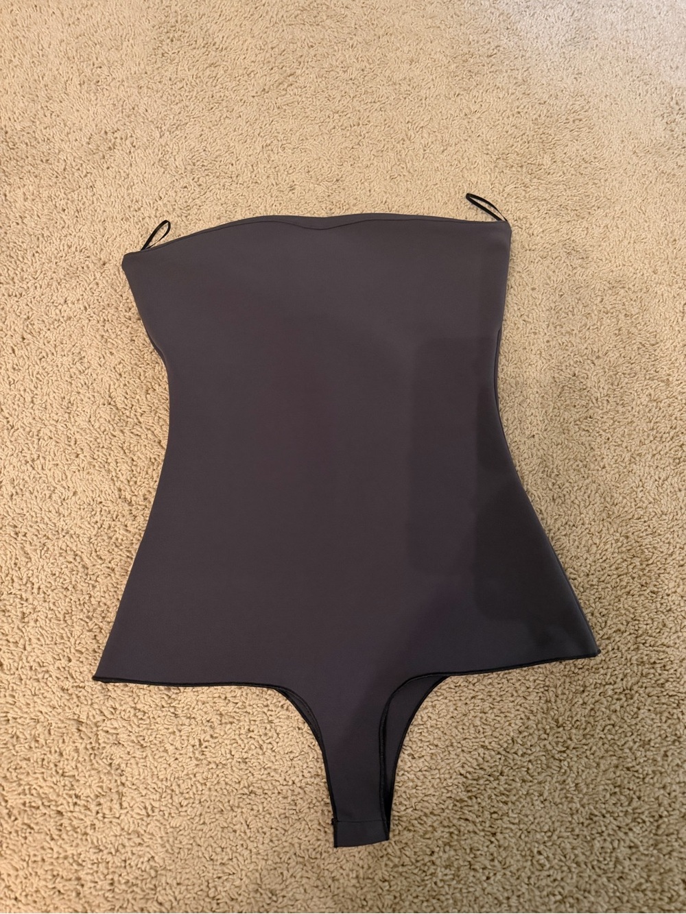 Zara Gray Strapless Bodysuit